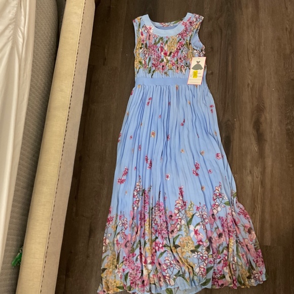 Rare Editions Periwinkle Maxi dress for girls - Picture 2 of 4